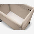 Bugaboo Stardust matkas=C3=A4nky Desert Taupe patja alhaalla. - Matkasängyt - 900005009 - 7