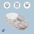 Unipesä Doomoo Cocoon Leopard Cream, sopii vastasyntyneestä alkaen. - Unipesät - CO19 - 4