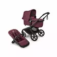 Bugaboo Fox 5 Renew yhdistelmävaunut Black/Dark Cherry. - Lastenvaunut ja yhdistelmävaunut - 100051109 - 1