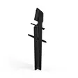 CLICK & FOLD syöttötuoli Stunning Black taittuu kasaan. - Syöttötuolit - 524000969 - 2