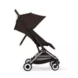 Matkarattaat CYBEX Orfeo Chocolate Brown, selkänoja pystyssä. - Matkarattaat ja lastenrattaat - 526001079 - 2