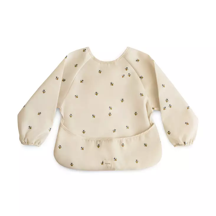 Mushie ruokalappu hihoilla Bees. - Ruokalaput - 102029 - 1