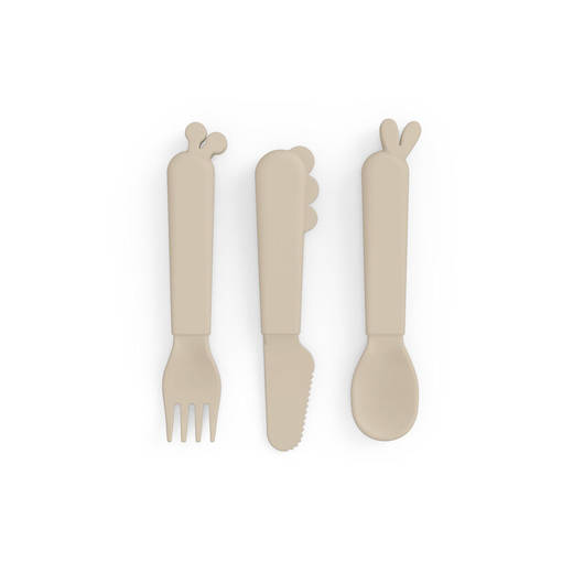 Deer Friends Sand v=C3=A4riset Kiddish aterimet - Ensilusikat ja lasten aterimet - 1126419 - 1