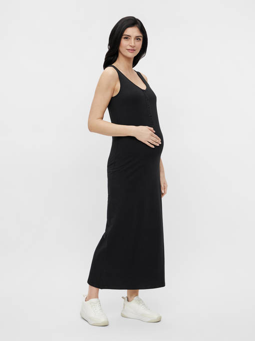 Mamalicious Sia Lia Maxi =E4itiysmekko Black - Äitiysmekot, tunikat ja hameet - 20012329 - 1