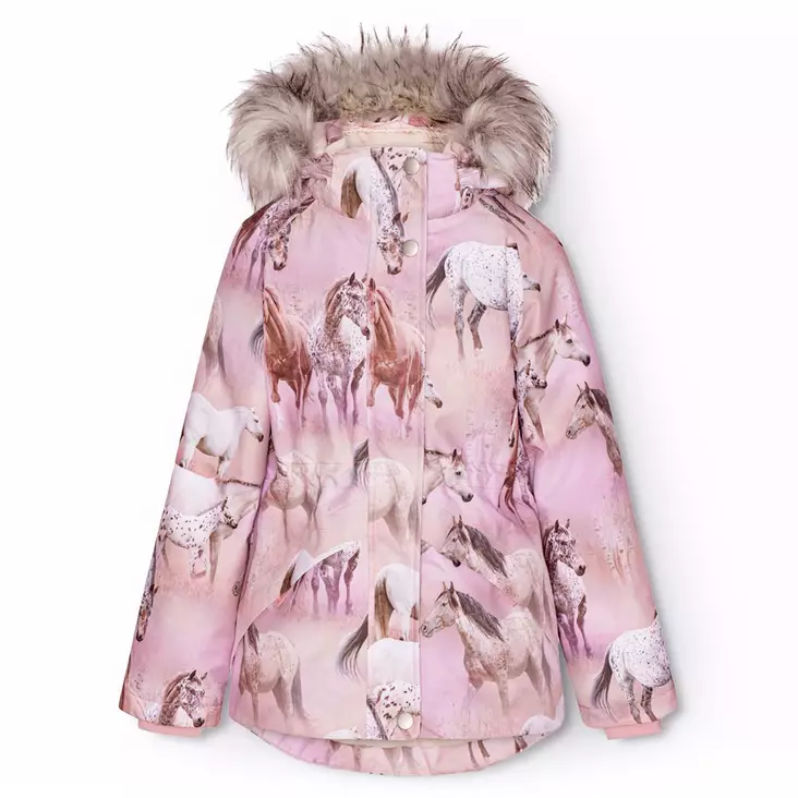 Molo talvitakki Cathy Fur Dreamy Horses. - Lasten talvitakit - 5W24M3239109 - 1