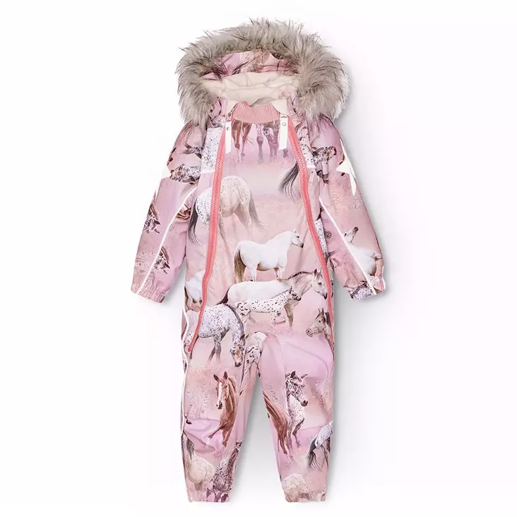 Molo talvihaalari Pyxis Fur Dreamy Horses. - Lasten talvihaalarit - 5W24N1049109 - 1