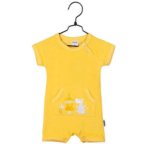 Keltainen Muumi froteeleikkipuku. - Haalarit ja jumpsuitit - 72579109 - 1