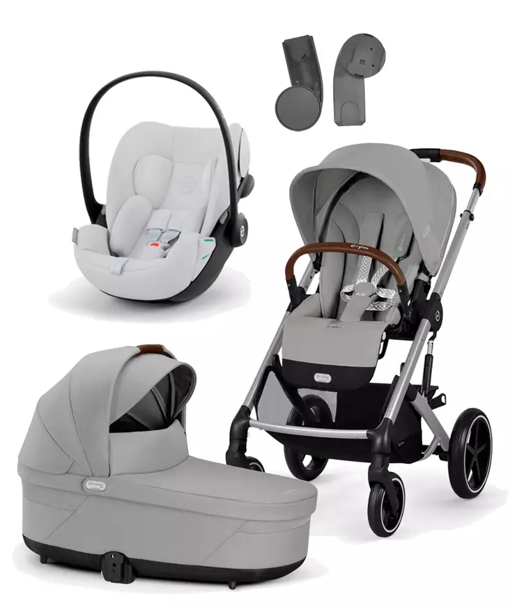 Cybex Balios S lux starttipaketti 4in1 Stone Grey, One Box. - Lastenvaunut ja yhdistelmävaunut - 524002519 - 1