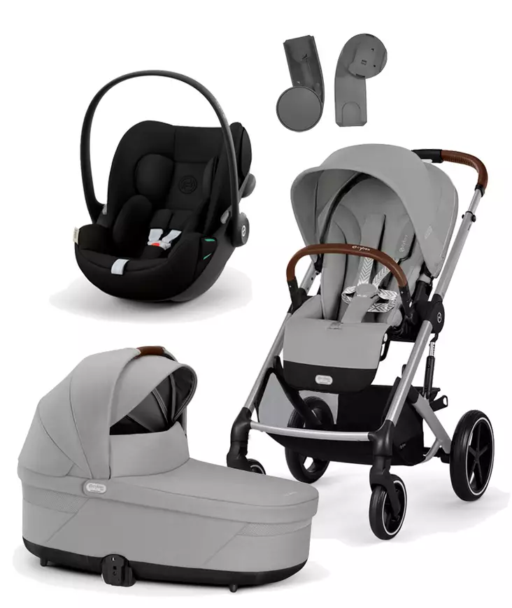 Cybex Balios S lux starttipaketti 4in1 Stone Grey, One Box. - Lastenvaunut ja yhdistelmävaunut - 524002519 - 1