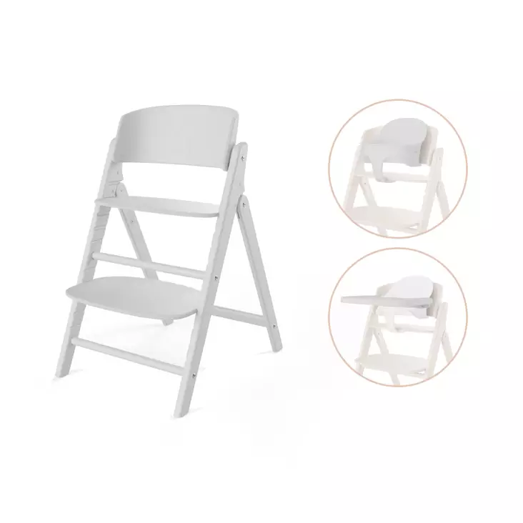 Cybex CLICK & FOLD syöttötuoli 3in1 All White. - Syöttötuolit - 524000809 - 1