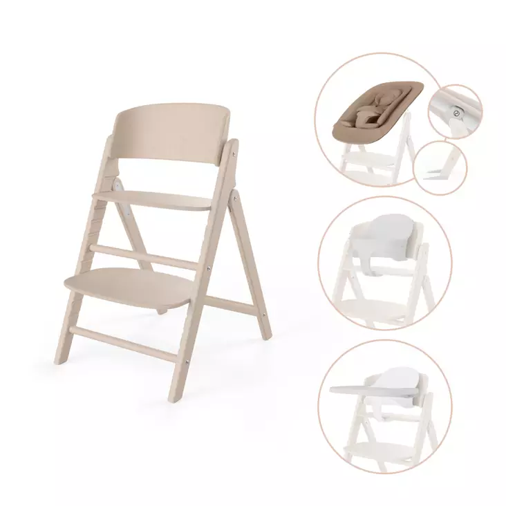 Cybex CLICK & FOLD syöttötuoli 4in1 All Natural. - Syöttötuolit - 524000869 - 1