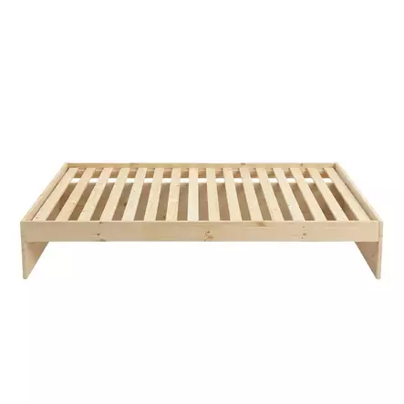 Hangout Daybed sänky 120x200cm Natural Wood ylhäältäpäin - Hoppekids sängyt ja huonekalut - 30-0011-00-12A - 2