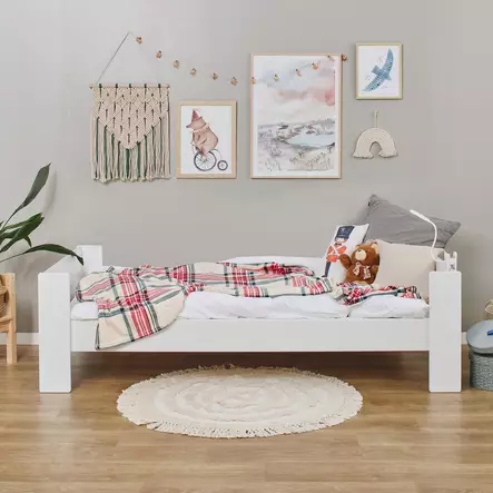 Hoppekids Pure junior sänky white 90x200 lasten huoneessa - Sängyt - 31-6490-82-09A - 2