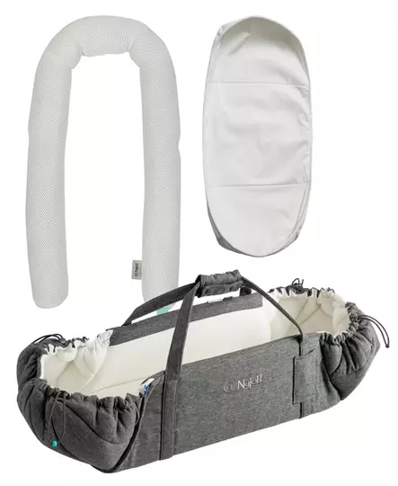 Najell SleepCarrier X starttipaketti Stormy Grey. - Vaunukopat ja kantokassit - N20115801STA - 1