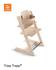 Tripp Trapp ja Baby Set v=C3=A4riss=C3=A4 Natural. - Syöttötuolit - 100101STA - 2