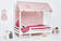 Talosängyn kattoverho 90x200cm - Prinsessa - Lisäosat sänkyihin - 36-2871-PR-09A - 8