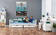 Tikattu patjanpäällinen 9x90x200cm - Cerulean Blue - 90x200 cm - 40-1109-CB-09A - 9