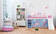 Tikattu patjanpäällinen 9x90x200cm - Fuchsia Pink - 90x200 cm - 40-1109-NO-09A - 2