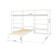 STOREY hyllyt 14kpl, sänky, 100cm - valkoinen - Lisäosat hyllyköihin - STO-30-09A - 4