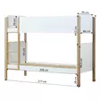 Hoppekids Blend kerrossänky 90x200cm Oak mitat - Sängyt - 31-0051-82-09A - 9