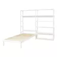 STOREY kokonaisuus, hyllyt 8kpl, sänky, 100 cm - valkoinen - Hyllykokonaisuudet - STO-20-09A - 12
