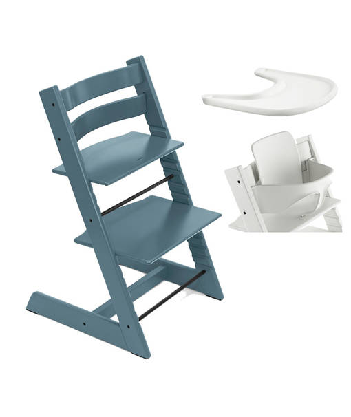 Stokke Tripp Trapp starttipaketti Fjord Blue. - Syöttötuolit - 100141STA - 1