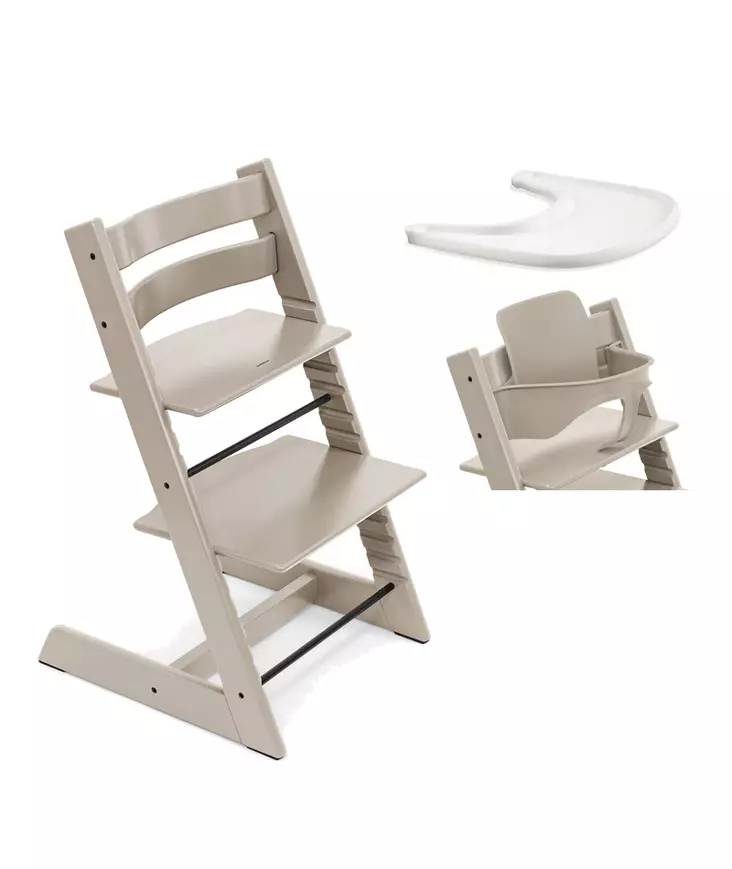 Tripp Trapp Starttipaketti Stokke Cashmere Grey. - Syöttötuolit - 100143CGSTA - 1