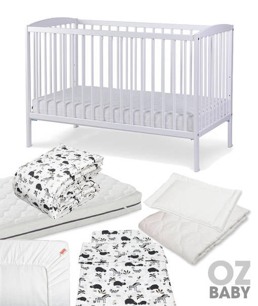 NordBaby Lassio pinnas=C3=A4nky starttipaketti Hippo tekstiileill=C3=A4=
=2E - Pinnasängyt ja lastensängyt - 273796STA - 1