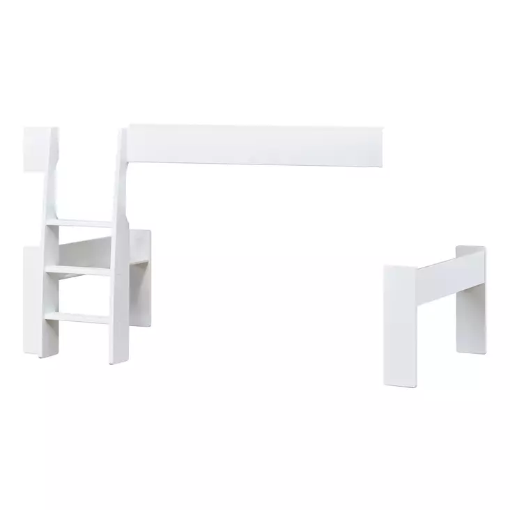 Hoppekids Pure puolikorkeamoduuli White - Sängyt - 31-6131-82-09A - 1