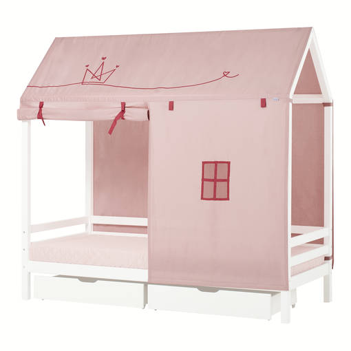 Talosängyn kattoverho 90x200cm - Prinsessa - Lisäosat sänkyihin - 36-2871-PR-09A - 1