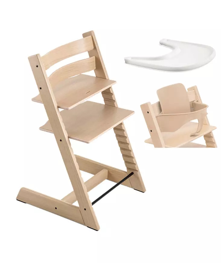 Tripp Trapp Starttipaketti Oak Natural. - Syöttötuolit - 100138STA - 1