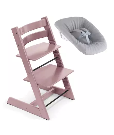 Stokke Tripp Trapp syöttötuoli Heather Mauve + Newborn set. - Stokke Tripp Trapp tuotteet - 1001411NB - 1