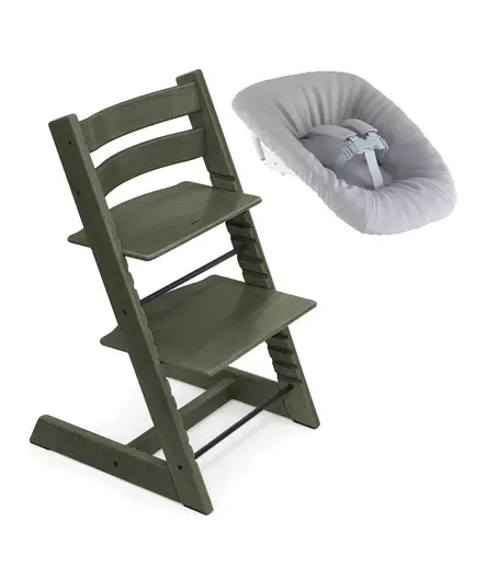 Stokke Tripp Trapp syöttötuoli Marble Green + Newborn set. - Stokke Tripp Trapp tuotteet - 1001451NB - 1