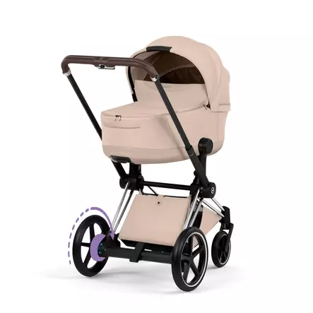 Cybex ePriam Style vaunut Chrome/Brown, Cozy Beige. - Lastenvaunut ja yhdistelmävaunut - 526000201eSTACBCB - 2