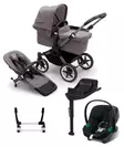 Bugaboo Donkey 5 starttipaketti Mono Complete, Graphite/Grey Melange. - Lastenvaunut ja yhdistelmävaunut - 100000001STAATB - 1