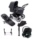Bugaboo Donkey 5 starttipaketti Mono Complete, Graphite/Stormy Blue. - Lastenvaunut ja yhdistelmävaunut - 100000003STAATB - 1