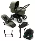 Bugaboo Donkey 5 starttipaketti Mono Complete, Black/Forest Green. - Lastenvaunut ja yhdistelmävaunut - 100000004STAATB - 1