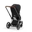 Cybex ePriam 4 lastenrattaat Chrome/Brown, Sepia Black takaa. - Matkarattaat ja lastenrattaat - 521002319eRATCBRSB - 3