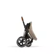 Cybex Priam 4 lastenrattaat Chrome/Brown, Cozy Beige kasattuna. - Lastenvaunut ja yhdistelmävaunut - 521002319RATCBRCB - 3