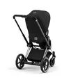 Cybex ePriam 4 lastenrattaat Chrome/Black, Sepia Black takaa. - Matkarattaat ja lastenrattaat - 521002325eRATCBSB - 3