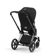 Cybex Priam 4 lastenrattaat Chrome/Black, Sepia Black takaa. - Matkarattaat ja lastenrattaat - 521002325RATCBSB - 4