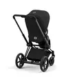 Cybex ePriam 4 lastenrattaat Matt Black, Sepia Black takaa. - Matkarattaat ja lastenrattaat - 521002331eRATMBSB - 3
