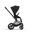 Cybex Priam 4 lastenrattaat Matt Black, Sepia Black sivusta. - Matkarattaat ja lastenrattaat - 521002331RATMBSB - 3