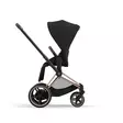 Cybex ePriam 4 lastenrattaat Rosegold, Sepia Black sivusta. - Matkarattaat ja lastenrattaat - 52100233eRGSSB - 4