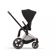 Cybex Priam 4 lastenrattaat Rosegold, Sepia Black sivusta. - Matkarattaat ja lastenrattaat - 52100233RGSSB - 2