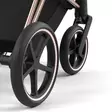 Cybex Priam 4 lastenrattaat Rosegold, Sepia Black puhkeamattomilla renkailla. - Matkarattaat ja lastenrattaat - 52100233RGSSB - 7