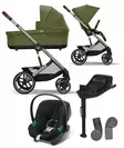 Cybex Balios S lux starttipaketti Moss Green. - Matkarattaat ja lastenrattaat - 525000105STAATB - 1