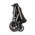 Cybex Balios S lux rattaat Chocolate Brown kasattuna. - Matkarattaat ja lastenrattaat - 525000113STAATB - 5