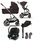 Cybex Balios S lux starttipaketti Chocolate Brown. - Matkarattaat ja lastenrattaat - 525000113STAATB - 1