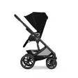 Cybex Talos S lux rattaat Moon Black istuin pystyasennossa. - Lastenvaunut ja yhdistelmävaunut - 525000799STAATB - 4